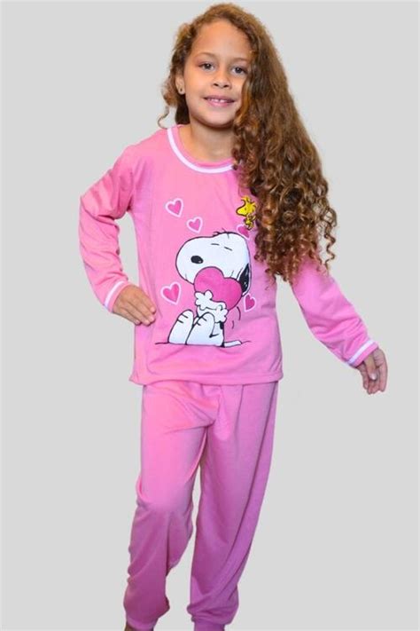 Comprar Pijama Longo Infantil Colors Rosa Fabrica De Pijamas Atacado