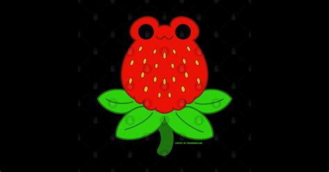 Strawberry Frog Frog Sticker Teepublic