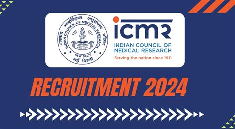 ICMR Recruitment 2024 Notification Eligibility How To Apply