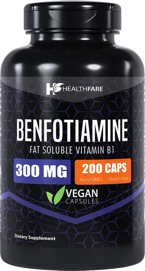 Amazon Carlyle Benfotiamine Mg Capsules Fat Soluble