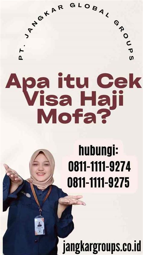 Cek Visa Haji Mofa Cara Mudah Cek Status Visa Haji Online Jangkar