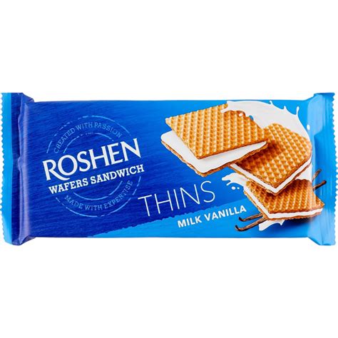 Roshen Thins Napolitane Cu Alune De Padure G