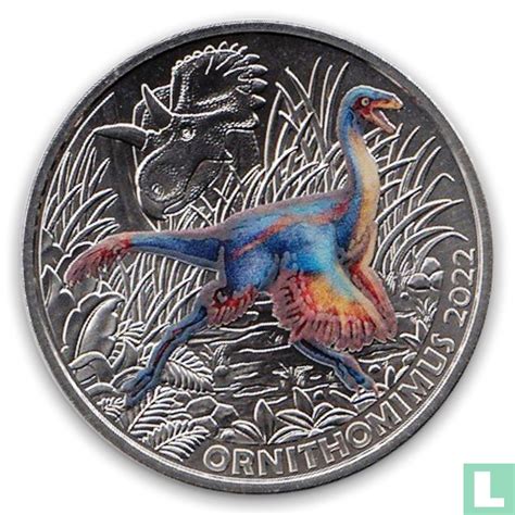 Autriche 3 Euro 2022 Ornithomimus Velox KM 2022 Autriche LastDodo