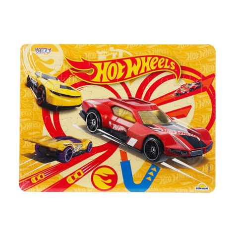 36 Parça Puzzle Hot Wheels 4 Arabalı Toyzz Shop