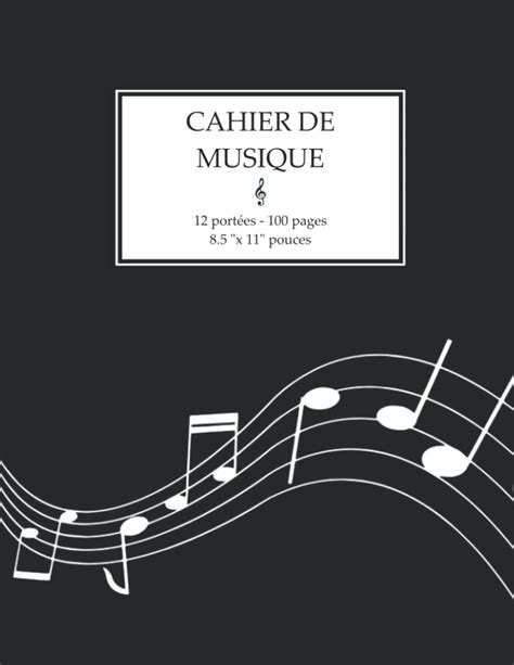 Buy Cahier De Musique Musique Ondul E Carnet De Partitions