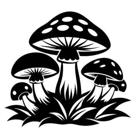 Hand Drawn Edible Mushrooms Illustration Premium Ai Generated Vector