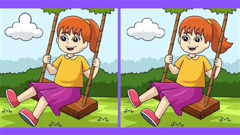 Optical Illusion Spot The Difference Picture Puzzle If You Have Sharp