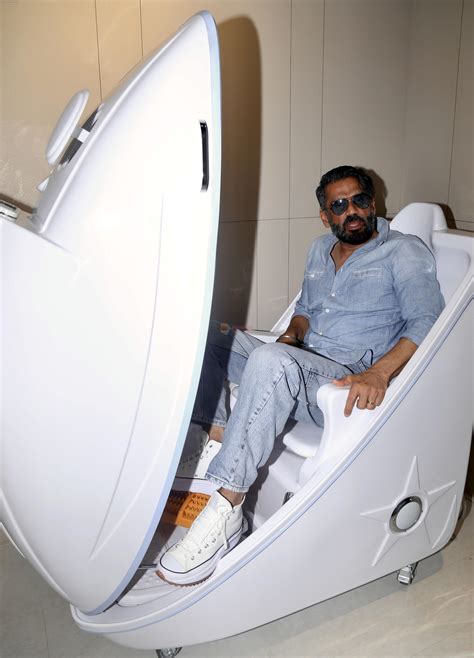 Suniel Shetty Attends The Launch Of Indias First Biohacker Facility On