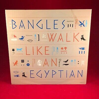 THE BANGLES Walk Like An Egyptian 1986 UK 12 Vinyl Single EXCELLENT