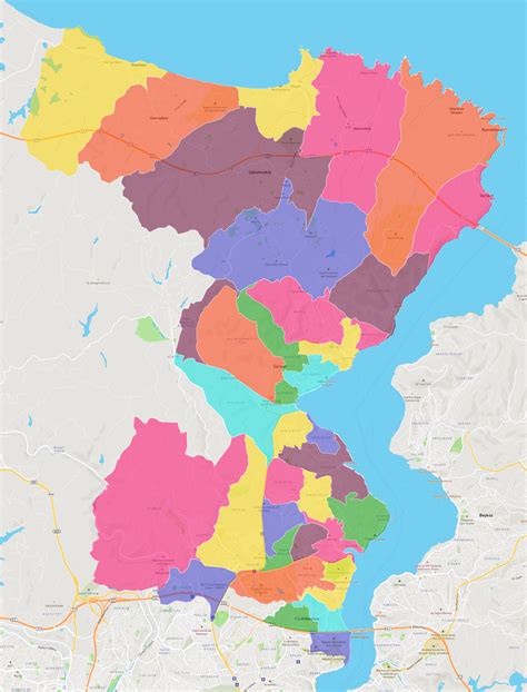 Stanbul Sar Yer In Mahalleleri Atlasbig