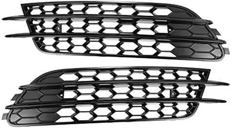 Amazon X Autohaux Pair Front Fog Light Mesh Grille Honeycomb Type