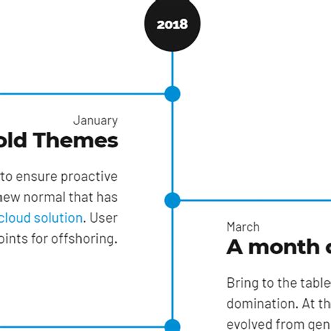 Lite Main Demo – Bold Timeline