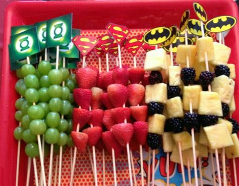 Pin By Bonnie Miner On Food Superhero Birthday Party Food Superhero