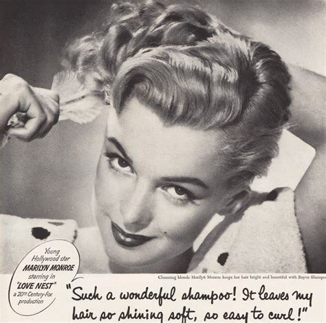 Retro A Rama Marilyn Monroe Shampoo Ad 1951