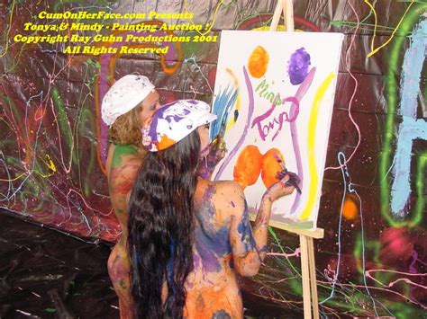 B Tonya Mindy Paint Auction Bonus Magazine Porn Pic
