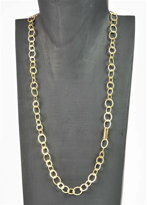 18ct gold handmade chain - mh goldsmith