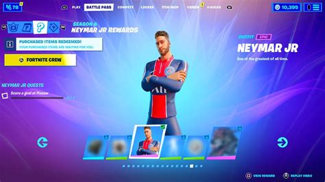 How To Get Neymar Skin In Fortnite Season 6 Youtube