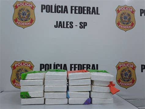 PolÍcia Federal De Jales E PolÍcia Militar Sp Apreendem 20 Kg De