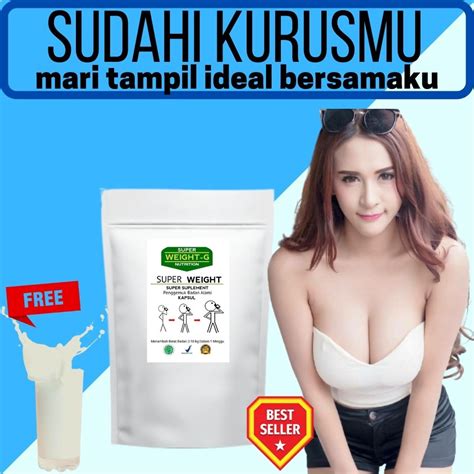 Jual Penggemuk Badan Super Weight Gain Kapsul Terbukti Menambah Berat