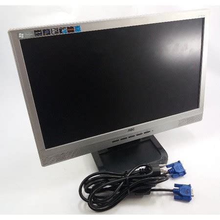 Monitor AOC 716Sw 17 Polegadas LCD Widescreen Semi Novo Shopee