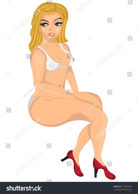 Cartoon Vector Illustration Bikini Sexy Girl Stock Vector Royalty Free Shutterstock