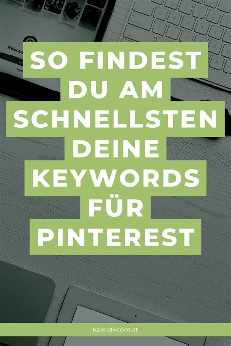 Pinterest Keyword Tool für schnelle Recherchen Kaleidocom Marketing