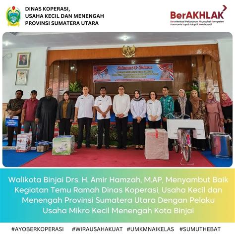 Walikota Binjai Drs H Amir Hamzah Map Menyambut Baik Kegiatan Temu