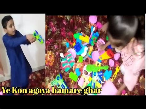 Ye Kon Agaya Hamare Ghar Sare Toys Pheal Gaye Aiman Ki Dunya YouTube