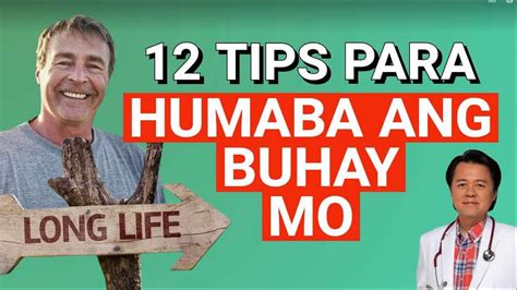 12 Tips Para Humaba Buhay Mo By Doc Willie Ong Internist And Cardiologist Youtube