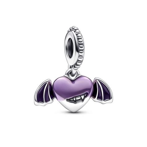 Pandora Vampire Winged Heart Dangle Charm Reeds Jewelers