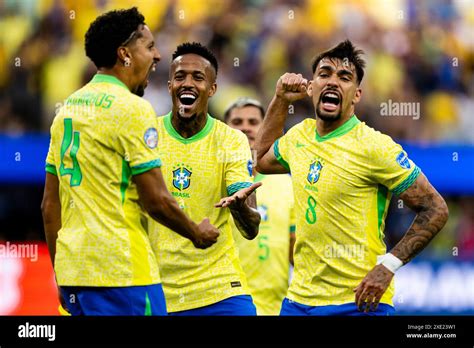 Sofi Stadium Inglewood California June Brazilian Players