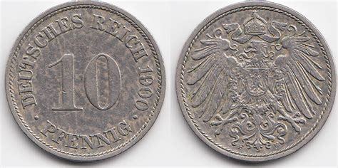 Kaiserreich Pfennig F Gro Er Adler Kupfer Nickel Gutes Sehr