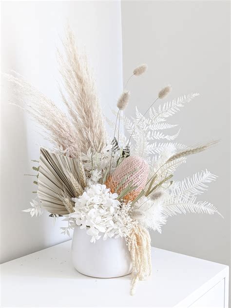 Everlasting Flower Arrangements Only Preserved Dried Flowers