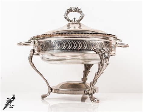 Oneida Maybrook Silverplated Silver Plate Chafing Dish With Etsy