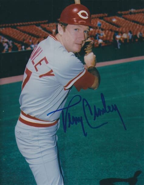 AUTOGRAPHED TERRY CROWLEY 8X10 Cincinnati Reds Photo Main Line Autographs