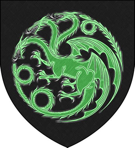 Coat Of Arms Of House Targaryen Greens By Thehive1948 On Deviantart