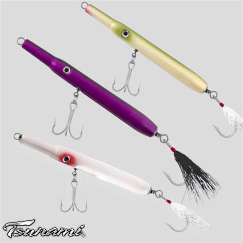 Tsunami Wood Needlefish Popper - Tyalure Tackle