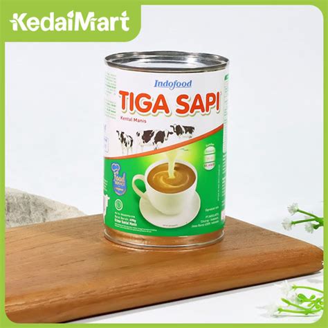 Tiga Sapi Susu Kental Manis Putih 500 Gram Lazada Indonesia