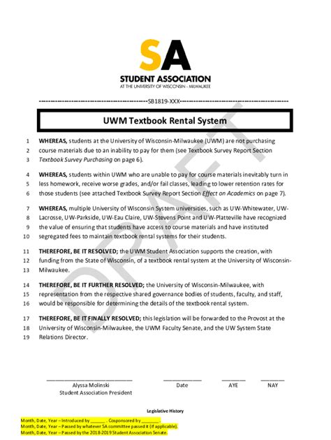 Fillable Online Uwm Textbook Rental System Fax Email Print Pdffiller