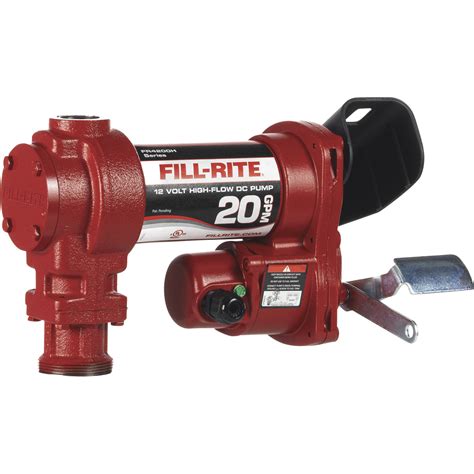 Fill Rite 12v Dc Fuel Transfer Pump 20 Gpm Pump Only Modelfr4204h