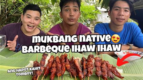 MUKBANG STREET FOODS IHAW IHAW BARBEQUE BROKEN SI JAPET NGAYON ANONG