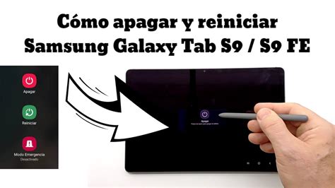 C Mo Apagar Y Reiniciar Samsung Galaxy Tab S S Fe S Plus Y S Ultra