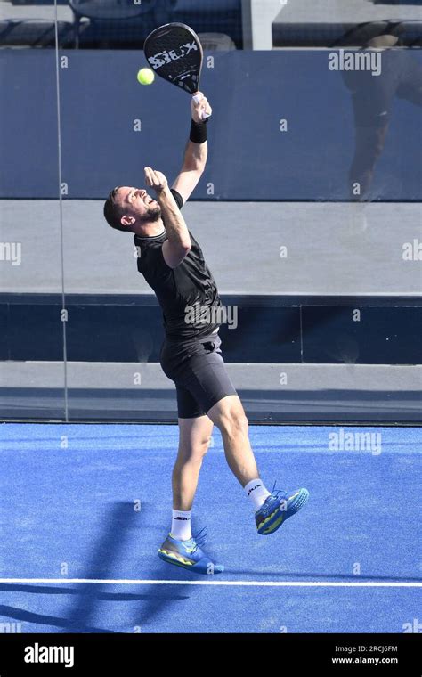 Lucho Capra Arg During The Qf Of The Bnl Italy Major Premier Padel At