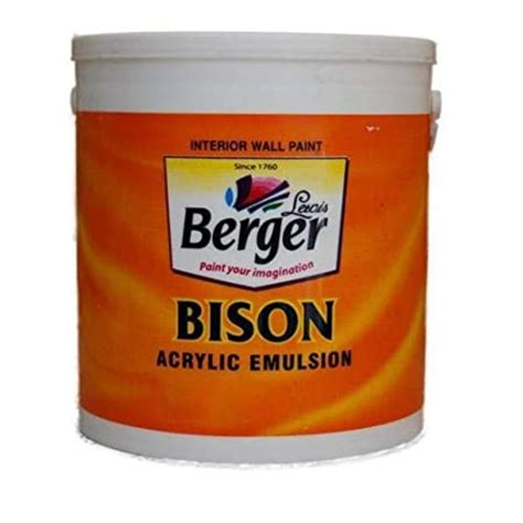 Berger Paint Bison Acrylic Interior Emulsion Ltr At Rs Bucket Of