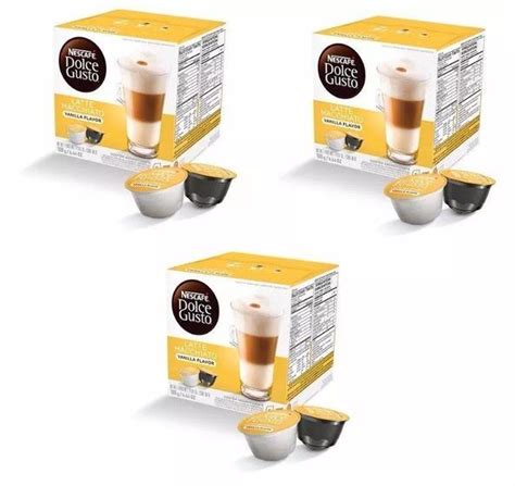 Nescafé Dolce Gusto 03 CAIXAS Baunilha LATTE MACCHIATO VANILLA Total 48