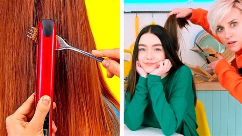 Awesome Hair Tricks And Hacks Cool And Easy Hair Ideas Funny Situations Youtube