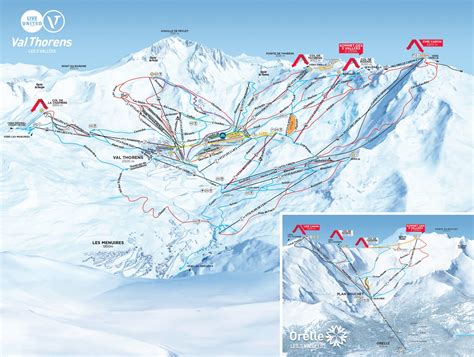 Plan des Pistes de Val Thorens : Votre guide des 3 vallées