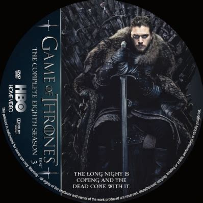 CoverCity - DVD Covers & Labels - Game of Thrones - Season 8; disc 3