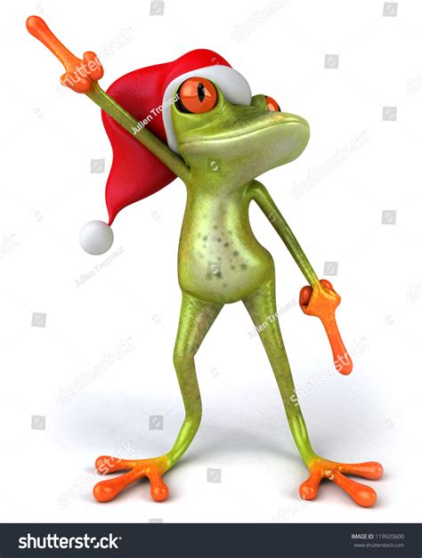 Christmas Frog Stock Illustration 119920600 Shutterstock