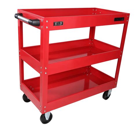 Rs Pro Shelf Steel Trolley Workshop Tool Trolley X X Mm